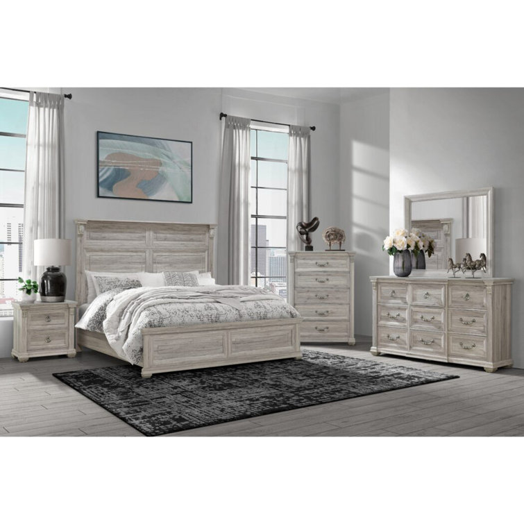 Wildon Home® Tatum King Natural 5pc Bedroom Set Wayfair Canada